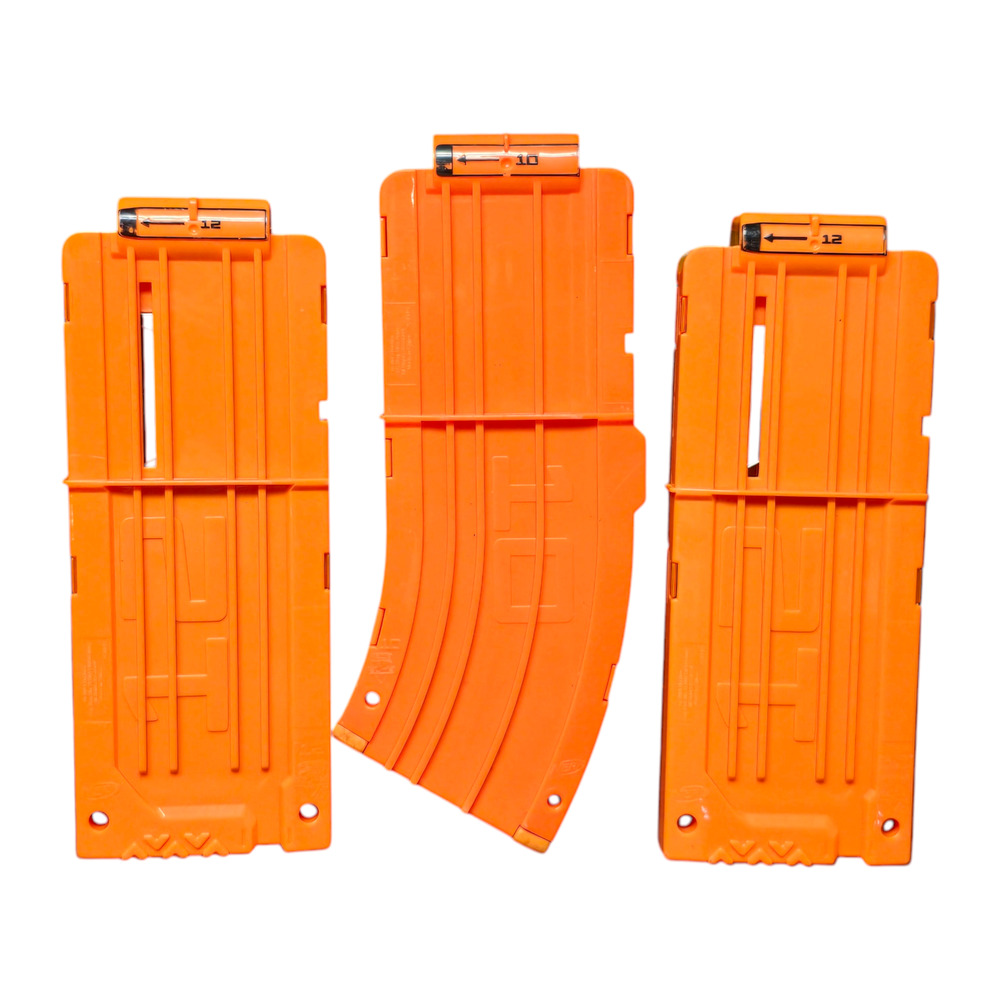 NERF N Strike Elite Magazine Banana Clip Dart Quick Reload Soft Dart Ammo Clips